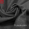 Bonne réputation tissu de laine tissée Melton gris mixte gris gris